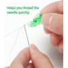 Needle Threader, Alluring Needle Threader for Sewing Machines, Threading Aid,