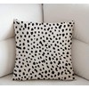 Swono Polka Dots Decorative Throw Pillow Cover Case, Brush Strokes