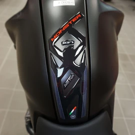labelbike - 3D Resin Tank Pad Sticker for Motorcycle Tank Decoration and Protection compatible with Ducati Monster 937 2021-2024
