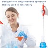 ONiLAB Pipette Pumps,Scientific Pipette Pump 25ml, Red, for Disposable Plastic