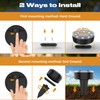 vighep Mini Solar Ground Lights, 24 Pack Solar Lights Outdoor