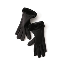 Balakaka Women's Thick Warm Winter Gloves, Fleece Lined Touchscreen Finger Gloves, Comfortable Windproof Driving Gloves, Mittens for Women, Children, for Bicycle, Motorcycle, Outdoor, black