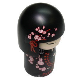Kimmidoll TGKFL150 Kokeshi MICHIKO Doll, Height 4.3 inches (11 cm)