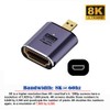 Xiwai 8K Micro HDMI Male to HDMI 2.1 Female UHD