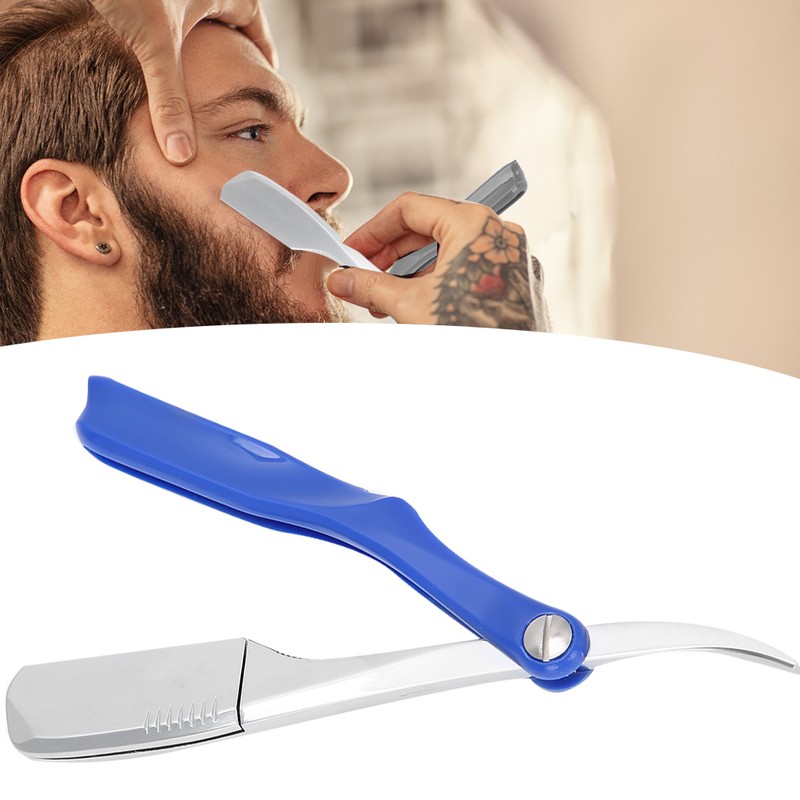 Professional Portable Hair Beard Shaver Folding Manual Shaver Face Grooming