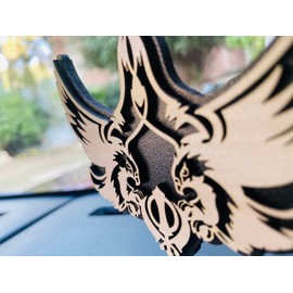 Khanda And Baaz Eagle Guru Gobind Singh Ji Baaz Car Hanging Punjabi Car Accessory Sikh Car Hanging