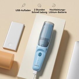 UUE Haarschneidemaschine, Schnurlose Baby Haarschneider mit 3 Führungskämme, Keramik Haarschneider, wasserdicht, Haarschneideset, wiederaufladbar, Haartrimmer, für Babys und Männer