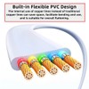 chenyang USB C Retractable Charging Cable, 4 Fixed Lengths USB