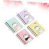 Operitacx 4pcs Cartoon Note Pads Kraft Notebooks Memo Kraft Notepads