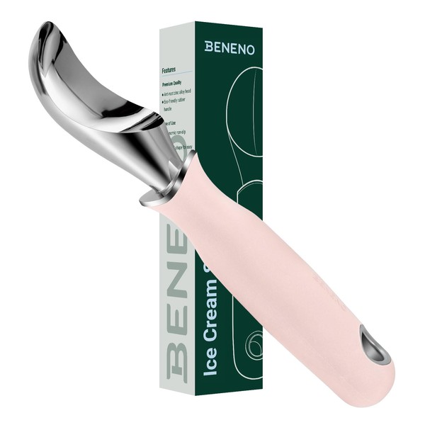 Beneno Heavy Duty Ice Cream Scoop - Upgraded Anti-Fracture Design,