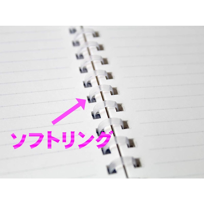Kokuyo sohutoringuno-todotto with Ruled Semi B5 light green