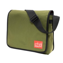 Manhattan Portage DJ Messenger Bag Fits 13" Laptop Water Resistant Zippered Compartment 1000D Cordura For Work College Travel (Olive)