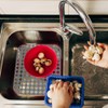 Silicone Sink Protector Folding Non Slip Sink Mat Rear Drain