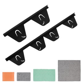 2+4 Pack Stove Counter Gap Cover Stainless Steel,Stove Guard for Kitchen Oven Counter Side Gap, Range Trim Kit, Stove gap filler Easy Clean and Heat Resistant, Adjustable Length 13.8" to 27.6"