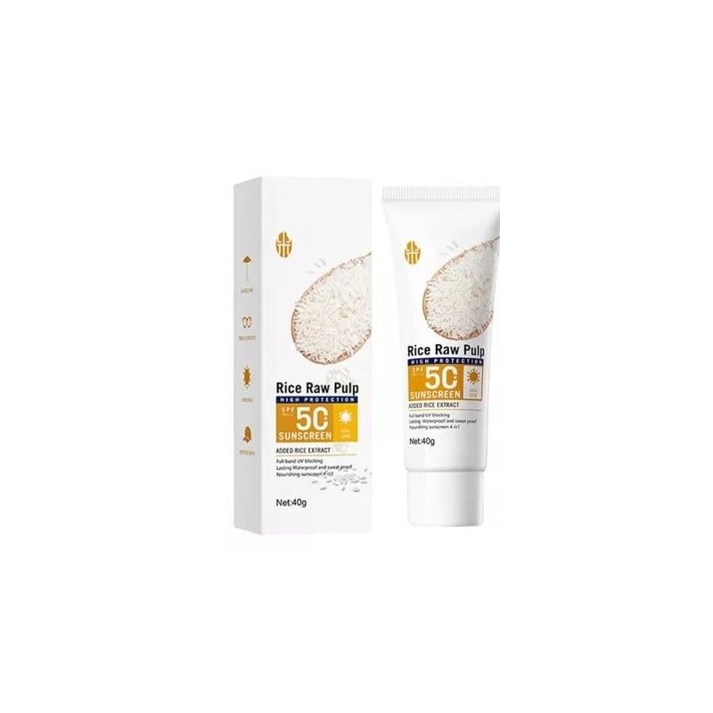 Gen?rico Protector Solar con Extracto de Arroz, Spf 50+, Blanqueador