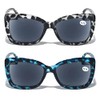 V.W.E. 2 Pairs Women Outdoor Reading Sunglasses Butterfly - Fully