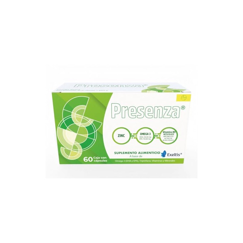 EXELTIS RETHINKING HEALTHCARE Presenza: Triptófano, Omega 3 (EPA 763.88 mg,