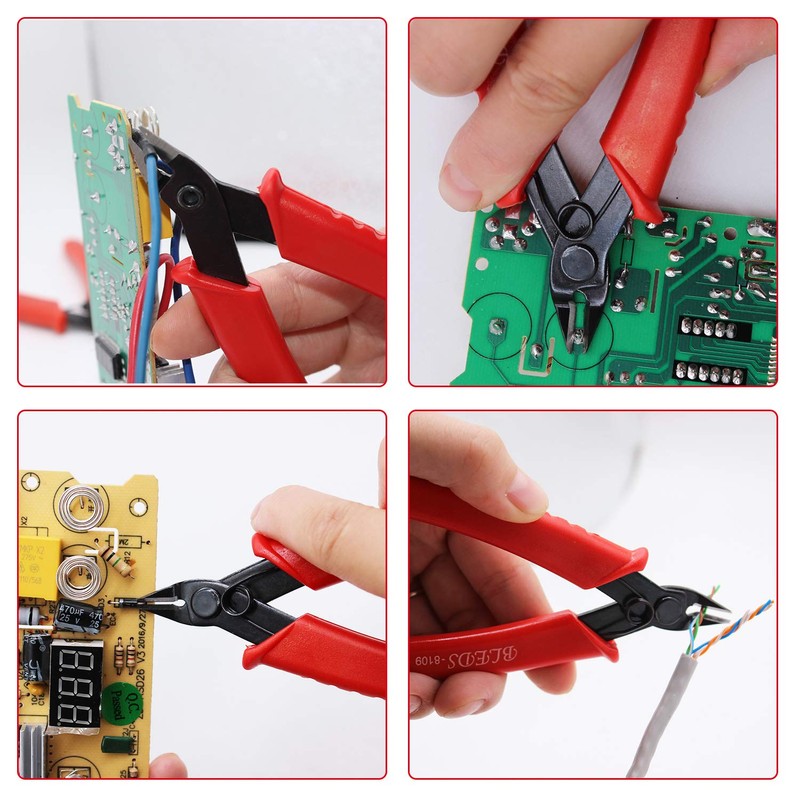 Flush Cutter, Wire Cutters, BS-8109 Soft Wire Cutter Pliers Precision