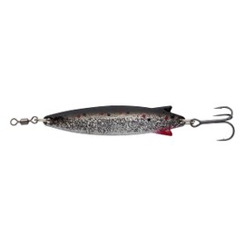 Abu Garcia Toby Spoon Fishing Lure | Legendary Predator Spoon for Freshwater & Saltwater | Irresistible Action for Pike, Trout, Salmon, Perch & More | Versatile Spinning Bait | Black Back Minnow, 9cm