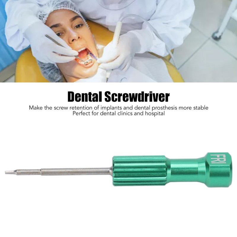 Implant Screwdriver Stainless Steel Ergonomic Portable Dental Implant Screw Driver