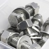 SUNXULIMI 1/4-20 x 1-1/4" Bolts and Nuts Hex Head Bolts