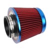 Cold Air Intake Filter, High Performance, Washable Filter, Clamp-On Replacement