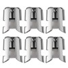 OUWO Champagne Stopper 6 Pack Stainless Steel Champagne Save with