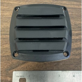 Unbranded Boat 2.5" Hose Blower Vent Black Plastic Bulkhead Fitting