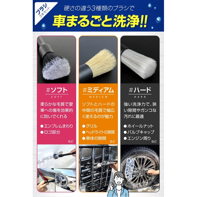 Garacoat Car Wash Sponge Shearling Glove 100% Natural Wool Detail