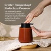 Autumnlife Ceramic Soap Dispenser - 12 oz Refillable Hand Lotion