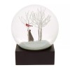 CoolSnowGlobes Chocolate Labrador Retriever in Woods Snow Globe CoolSnowGlobes -