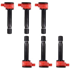 MCK 6pcs High Performance Ignition Coil Pack Compatible With Honda Acura Accord Crosstour Odyssey TL TSX RL 2008 2009 2010 2011 2012 2013 2014 3.5L 3.5 3.7L 3.7 V6