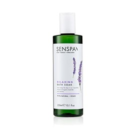 SenSpa Relaxing Lavender Bath Soak, Vegan Bubble Bath, 250ml