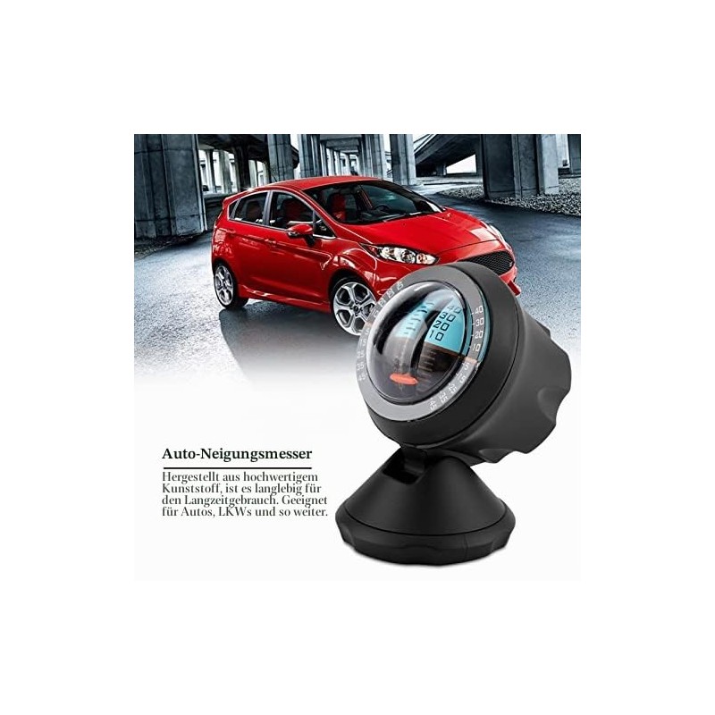 Car Inclinometer Vehicle Rotatable 360 Degree Angle Level Multifunctional Car
