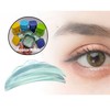 No-Glue Self Eyelash Perm & Brow Lift Rods, C-Curl 5-Piece Set Green