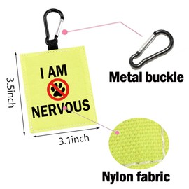 Nervous/Anxious/Working Dogs Alert Hanging Patch Caution Stop Dog Alert Hanging Patches Nervous Dog Hanging