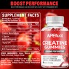 APEfuel Creatine Gummies for Men & Women - Sugar-Free Strawberry