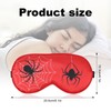 Spider Sleep Mask, Sleeping Eye Mask with Adjustable Strap Blackout