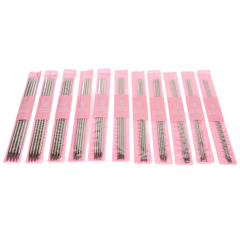 11 Sizes 44pcs Double Pointed Knitting Needles Set 2mm to