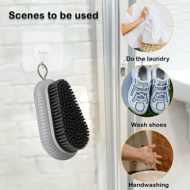 2Pcs Heavy Duty Fingernail Scrub Brush, Nail Brush for Cleaning