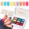 Gradient 그라디언트 페인팅 젤 9가지 색상의 옴브레 매니큐어 8Pcs 네일