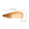 Healifty Handheld Comb 1pc Cattle Horn Comb Hair Smoothing Comb