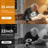 12XMagnifying Glass with Light and Stand|Magnifying Lamp with 3-Section Swing