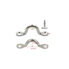 UPEYXDQR M5 Stainless Steel Bimini Top Hardware, 15Pcs Pad Eye