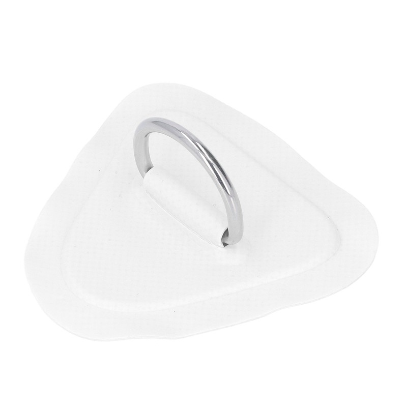 6Pcs PVC D Ring Patch Elastic Rope Set Stainless Steel