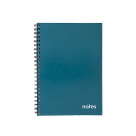 Collins Essential A4 Spiral Wiro Ruled Notebook 80 pages Teal