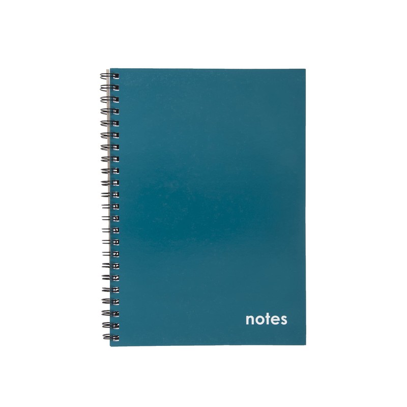 Collins Essential A4 Spiral Wiro Ruled Notebook 80 pages Teal