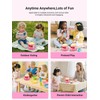 Pretend Play Pudding Feeding Toy for Dolls,Stuffed Animals Figurines,Automatic Feeding