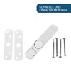 BASI® FS 500 Window Lock Also for French Doors, White,