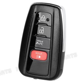 KeylessAutoParts 2 HYQ14FBE -0410 for Toyota Prius Prime 2017-2021 Proximity Remote Smart Key Fob